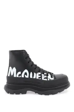 ALEXANDER MCQUEEN: Белые ботинки  Tread Slick