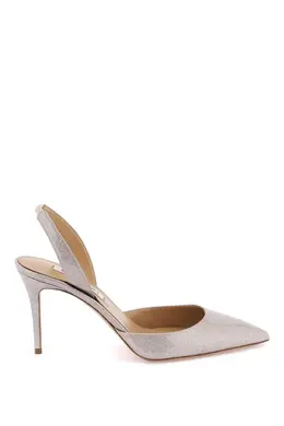 Aquazzura: Прозрачные туфли  So Nude 85