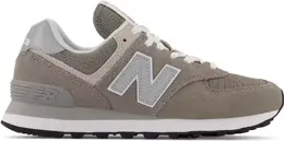 New Balance: Серые кроссовки  574