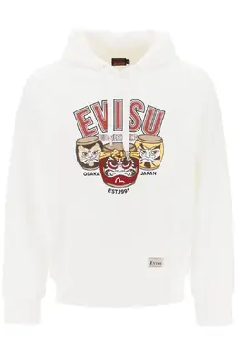 EVISU: Толстовка с вышивкой 