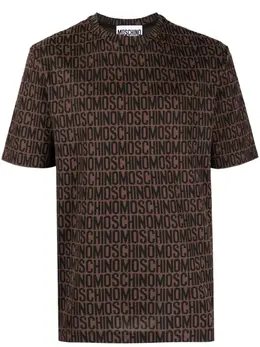 Moschino: Жаккардовая футболка 
