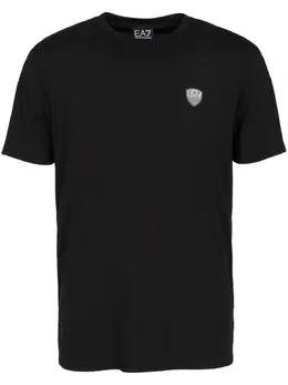 Ea7 Emporio Armani: Чёрная футболка 