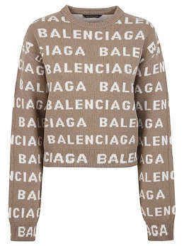 Balenciaga: Свитер Crew из шерсти