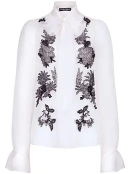 Dolce & Gabbana: Кружевная рубашка 