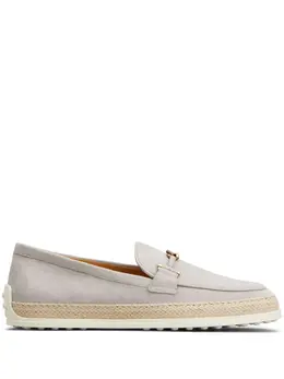 Tod's: Светлые лоферы 