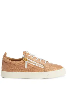 Giuseppe Zanotti: Оранжевые кроссовки  Gail