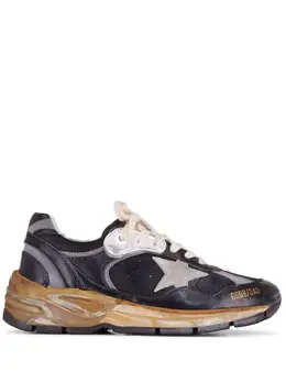 Golden Goose: Чёрные кроссовки  Dad-Star