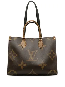 Louis Vuitton Pre-Owned: Коричневая сумка-шоппер