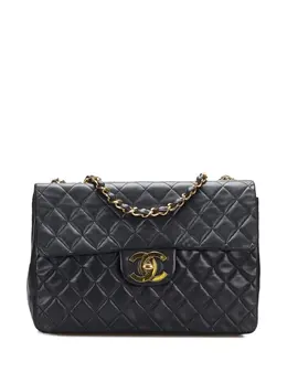 CHANEL Pre-Owned: Чёрная сумка 