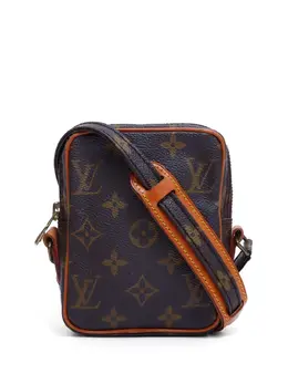 Louis Vuitton Pre-Owned: Коричневая сумка через плечо 