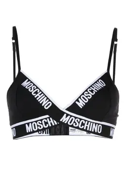 Moschino: Чёрный бюстгальтер 