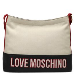 Love Moschino: Бежевая сумка 