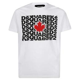 Dsquared2: Белая футболка 