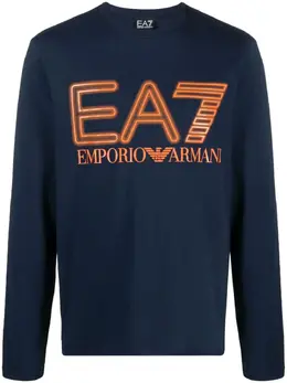 Ea7 Emporio Armani: Синяя футболка 