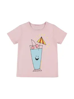 STELLA MCCARTNEY KIDS: Хлопковая футболка 