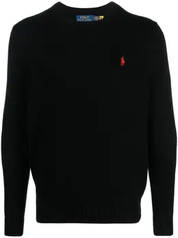 Polo Ralph Lauren: Чёрный свитер 