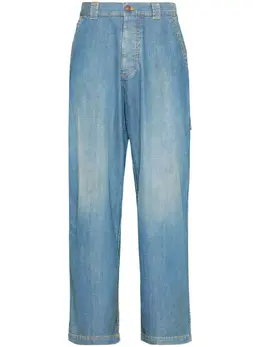 Maison Margiela: Голубые джинсы 