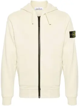 Stone Island: Бежевая толстовка  Compass