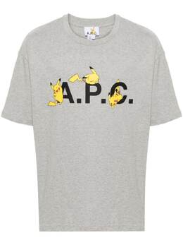 A.P.C.: Футболка с принтом 