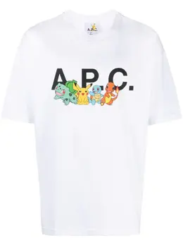 A.P.C.: Футболка с принтом