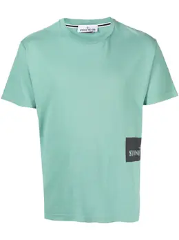 Stone Island: Футболка с принтом 