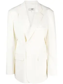 MM6 Maison Margiela: Белый жакет 