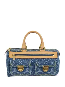 Louis Vuitton Pre-Owned: Голубая сумка