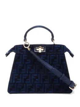 Fendi Pre-Owned: Голубая сумка 