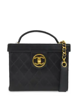 CHANEL Pre-Owned: Чёрная сумка 