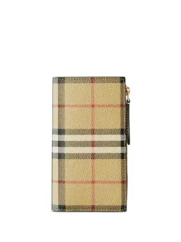 Burberry: Бежевый кошелёк  Vintage Check