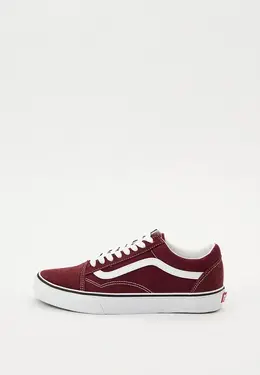 Vans: Бордовые кеды 