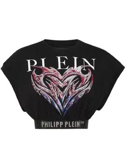 Philipp Plein: Футболка с принтом 