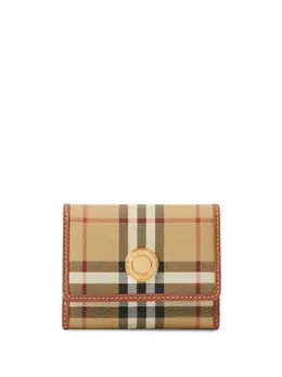 Burberry: Бежевый кошелёк  Vintage Check