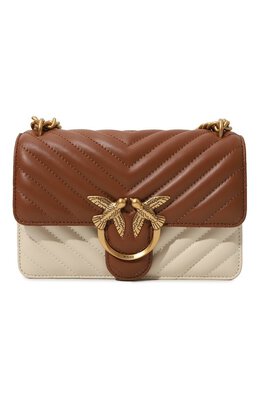Pinko: Коричневая сумка  Classic Love