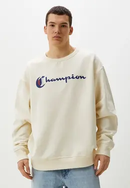 Champion: Бежевый свитшот