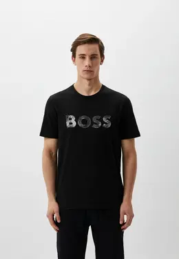 Boss: Чёрная футболка 