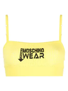 Moschino: Жёлтый бюстгальтер 