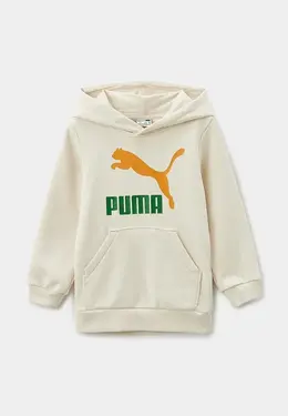 PUMA: Бежевая толстовка 