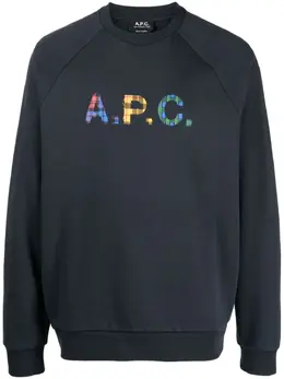 A.P.C.: Синий свитшот 