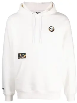 AAPE BY *A BATHING APE®: Белая толстовка 