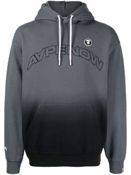 AAPE BY *A BATHING APE®: Чёрная толстовка 