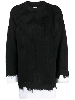 MM6 Maison Margiela: Трикотажный свитер 