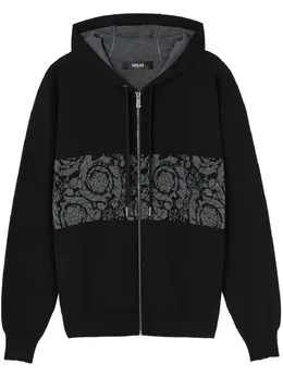 Versace: Жаккардовая толстовка  Barocco