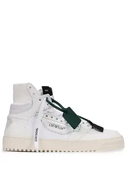 OFF-WHITE: Белые кеды  Off Court