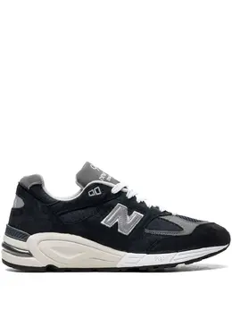 New Balance: Синие кроссовки 