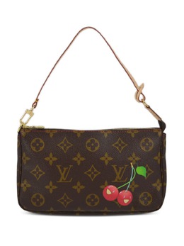 Louis Vuitton Pre-Owned: Коричневый клатч