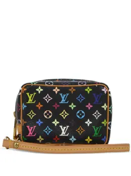 Louis Vuitton Pre-Owned: Чёрный клатч 