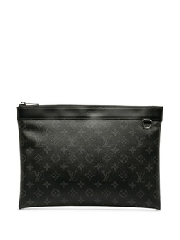 Louis Vuitton Pre-Owned: Чёрный клатч