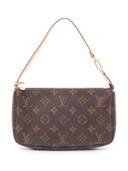 Louis Vuitton Pre-Owned: Коричневый клатч