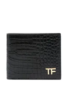 TOM FORD: Чёрный кошелёк  Logo